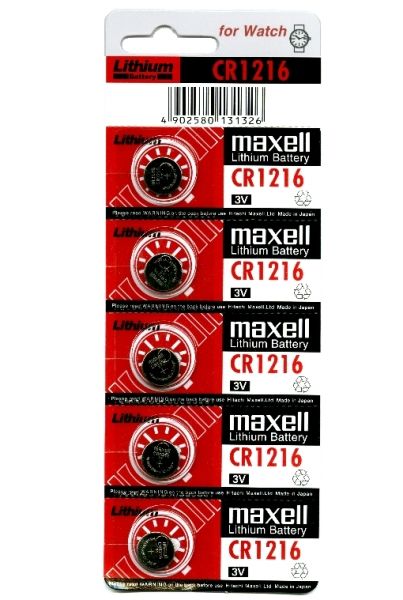 BB CR1216-5 MAXELL Lithium Batteries Detail Page